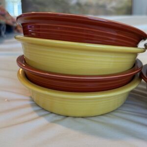 Fiestaware Bowl Set in Paprika & Yellow